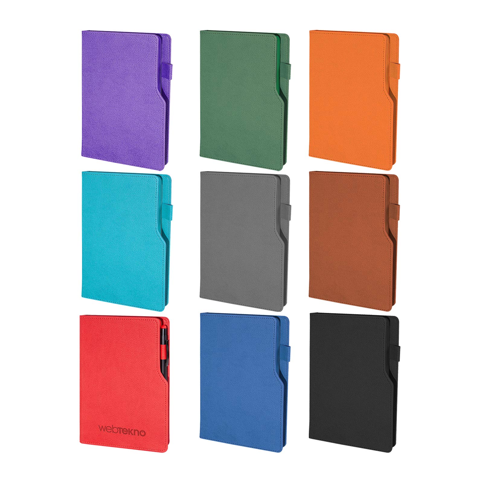 BAHÇELİEVLER SİYAH TARİHSİZ DEFTER (14,5X21 CM)