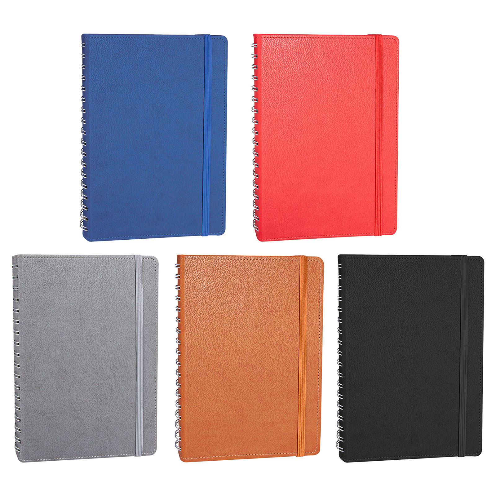 SÖĞÜTÖZÜ SİYAH SPİRALLİ TARİHSİZ DEFTER (17X24 CM)