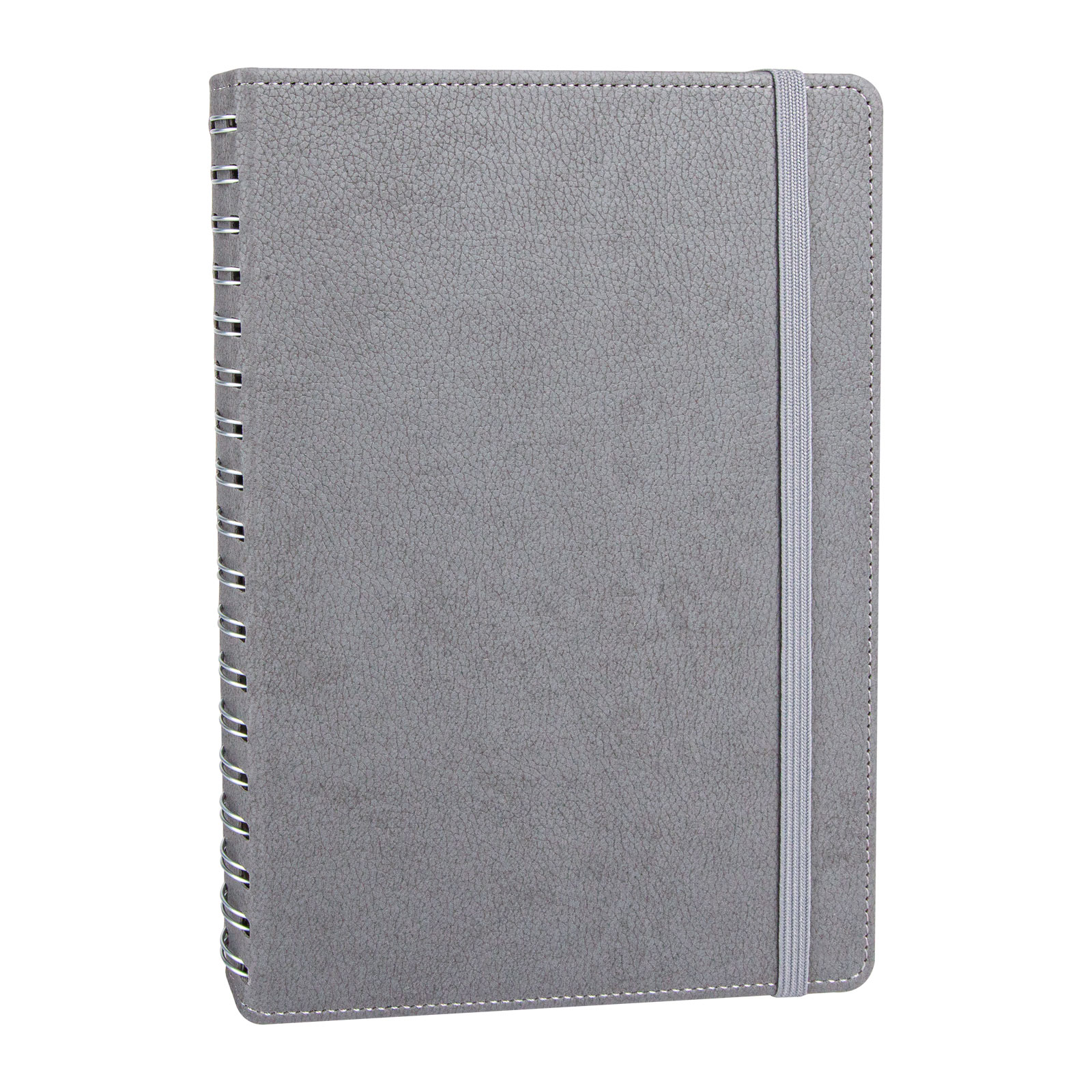 ANITTEPE GRİ TARİHLİ GİZLİ SPİRALLİ AJANDA (17X24 CM)