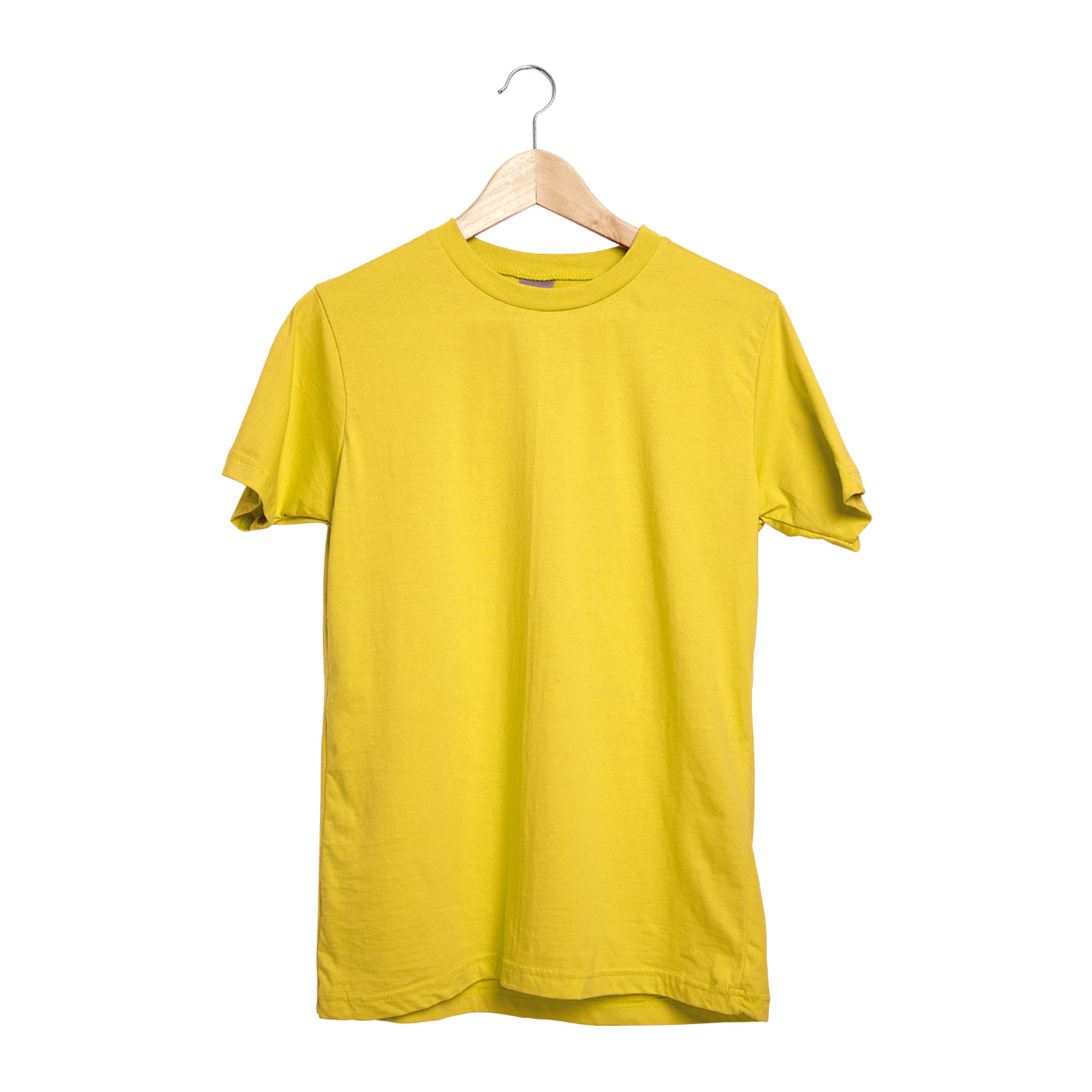 GARDENYA SARI M SIFIR YAKA TİŞÖRT